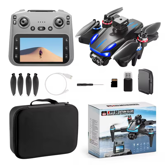 K911 SE Cheap Screen Control 4K Camera Long Fly Time Long Distance Flight Kids Gift Toy Mini Foldable RC FPV Drone Quadcopter