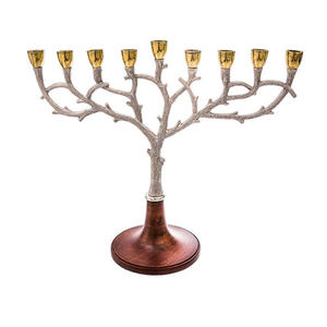 Metal <b>Christmas</b> <b>Tree</b> Tealight <b>Holder</b> with 6 Tea Lights - Product Image 3