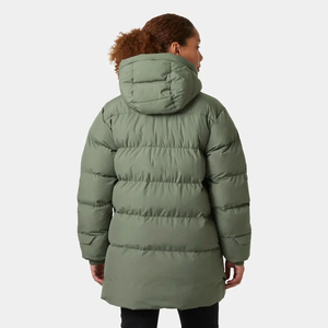 Alta demanda Lav Green OEM Mujer Aurora Puffy Parka Cordón Capucha ajustada y Puffer Acolchado Mujer Burbuja Chaqueta de invierno - Product Image 2