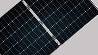 Bifacial 580W/590W demi-coupe FGET 182mm panneau solaire 144 cellules Type N Double verre 600W Max monocristallin photovoltaïque