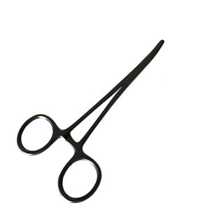 Pinzas de Bloqueo Mosquito de MEDIHEAL SURGICAL CORPORATION, 5 Pulgadas, Curvas, Mordazas Dentadas, Recubrimiento Negro, Manuales, Clase I, para Enfermeras y Médicos - Product Image 2