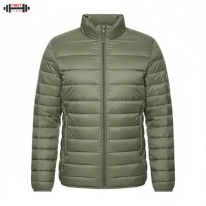 Factory Price Comfortable <b>Canvas</b> Puffer <b>Jacket</b> Men 2025 Autumn Collection Casual Breathable - Product Image 1