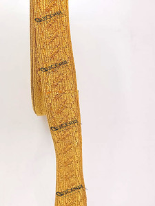 Ruban de Galon et Dentelle en Fil de Laiton Doré Mylar pour Costumes et Usage Décoratif - Product Image 2