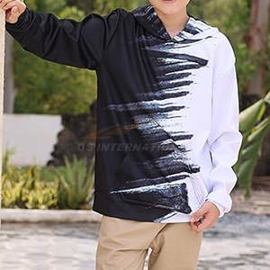 เสื้อฮู้ดแบบสวมหัวพิมพ์ลาย3D สุดเท่สำหรับเด็กแฟชั่นฤดูหนาวมีกระเป๋าหน้าขนาดใหญ่อบอุ่นและสบายสีดำแดง - Product Image 4