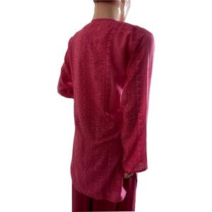 Gasa de alta calidad, tela 100% de algodón, precio al por mayor, ropa Lisa personalizada, estilo de artículo antitécnico - Product Image 3
