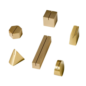 Decorative Brass <b>Card</b> <b>Holder</b> Centerpieces Stand <b>Holders</b> Candlestick <b>Holder</b> with Handmade Use for Different Size - Product Image 4