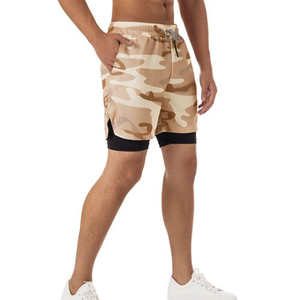 Pantalones cortos de Fitness sin costuras de alta calidad para hombres, conjunto de ropa deportiva de calle alta con bolsillos, trajes de entrenamiento para correr sólidos, ropa de playa deportiva - Product Image 5