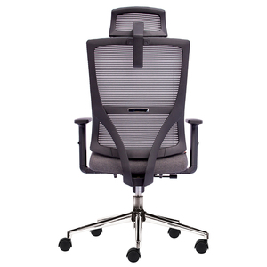Silla de Oficina Ergonómica HOM1081-01, Altura Ajustable, Minimalista, Contemporánea, Respaldo de Malla, Reposacabezas Ajustable, Tela de Espuma - Product Image 3