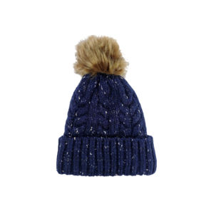 Comprar gorro de punto grueso cálido de invierno a bajo precio gorro confeti Marled Pom para nieve al aire libre senderismo Digital impreso 2025 - Product Image 2