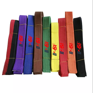 Uniforme de Karate duradero con cinturón de artes marciales de diseñador de talla grande personalizado con varios colores - Product Image 3