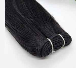 Compre cabello liso de hueso liso natural en línea en la India con color de cabello natural - Product Image 4