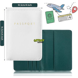 Blocage de passeport organisateur Sublimation passeport couverture blancs voyage personnalisé porte-passeport - Product Image 5