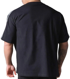 Camiseta de Algodón Extra Grande para Hombre, Nueva, Elegante y Personalizable, con Hombros Caídos - Product Image 2