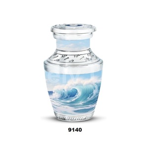 <b>Mini</b> <b>Urn</b> <b>for</b> Human <b>Ashes</b> Adult Female & Male - Keepsake <b>Urn</b> <b>for</b> Human <b>Ashes</b> - Memorial <b>Urn</b> With Free Velvet Bag - Product Image 1