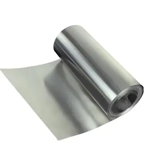 Hoge Zuiverheid 99.99% Zuivere Titaniumfolie Ti Gr1 Titanium Plaat 0.5 Mm Folie Prijs Per Kg