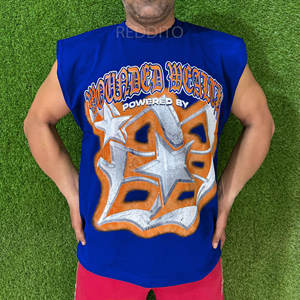 OEM Custom Slim Fitness Tank Tops for Men <b>Boys</b> High Quality Bodybuilding Singlets Latest Design Oversize Tank Plus Size <b>Washed</b> - Product Image 1