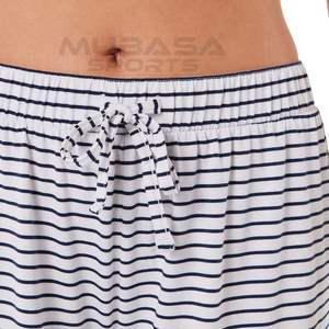 กางเกงขาสั้นกีฬาแห้งเร็วระบายอากาศได้ดีของผู้หญิงกางเกงทรงหลวมลำลองดีไซน์ผ่อนคลายพร้อมโลโก้บนเอว - Product Image 6