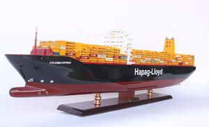 HAPAGG LLOYDD COLOMBO EXPRESS MODÈLE BATEAU EN BOIS MODÈLE ARTISANAT EN BOIS quantité minimale de commande BASSE DU FABRICANT DU VIETNAM - Product Image 6
