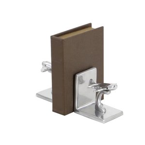 Para Amazon Venta caliente Sujetalibros de avión de aluminio para uso doméstico y de oficina Regalo y sujetalibros de metal decorativo - Product Image 2