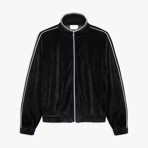 ชุดวอร์มผ้ากำมะหยี่สำหรับผู้ชายชุดวอร์มผ้าคอตตอนผ้า100% มีฮู้ดชุดเสื้อผ้าแฟชั่นสไตล์สตรีท - Product Image 6