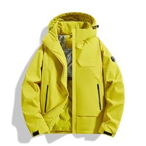 Chaqueta de Montañismo con Capucha y Cremallera, Ultra Gruesa, Transpirable, Cortavientos, para Otoño e Invierno, Estilo Pareja, Color Personalizado - Product Image 5