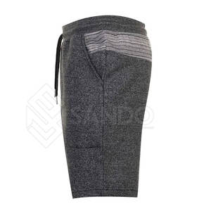 กางเกงขาสั้นใส่วิ่งสำหรับผู้ใหญ่ผ้าฝ้าย100% ลายพื้นทำแบบลำลองตามสั่ง - Product Image 3