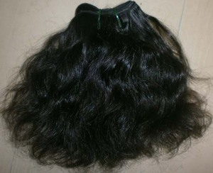 Extensions de Cheveux Humains Ondulés Naturels Indiens Remy avec Extrémités Super Double Dessinées - Product Image 4