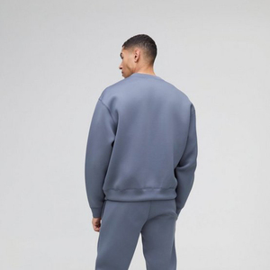 High Quality Cotton Unisex Oversize Sweatshirt Plus Size Custom <b>Embroidered</b> Women Crewneck Sweatshirt Men's - Product Image 6