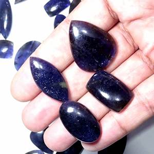 Iolite naturelle Pierre de soleil Pierres précieuses en vrac Cabochon en gros Pierres précieuses en vrac Belle Iolite Pierre de soleil Tous les mélanges Forme Fabrication de bijoux - Product Image 6