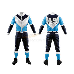 Kit de maillot de baseball personnalisable pour hommes, uniformes de vêtements de sport respirants, vente en gros d'approvisionnement d'usine avec conception de sublimation - Product Image 2