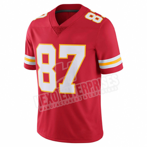 Camiseta de fútbol americano personalizada de nuevo diseño de tendencia multicolor de alta calidad, ropa deportiva Premium, camiseta de fútbol - Product Image 4