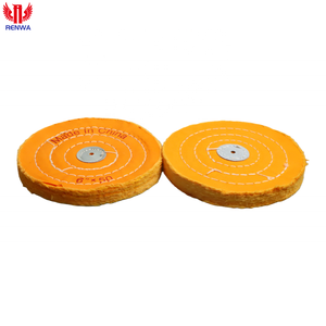 Roue en coton pour laboratoire dentaire 6 pouces x 50, roue de polissage jaune en tissu - Product Image 5