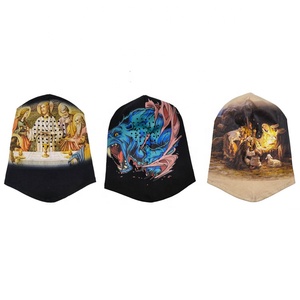 Low MOQ New Fashion Puff Printed Image Style Kanye <b>Mask</b> High Elastic Breathable Hip Hop Windproof Balaclava Common DDP Shipping - Product Image 2