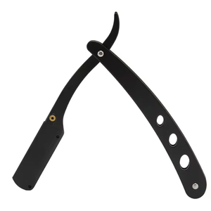 Nueva maquinilla de afeitar de una sola hoja de acero inoxidable de calidad Premium, maquinilla de afeitar profesional para salón - Product Image 4