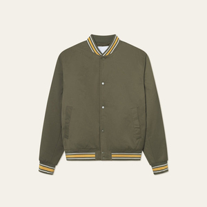 Chaqueta universitaria a la moda para hombre, chaqueta informal ajustada de béisbol universitario, chaqueta universitaria de béisbol Letterman de lana para hombre - Product Image 2