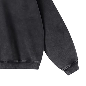 Sudaderas con capucha de invierno para hombre con cremallera, estilo casual digital, venta al por mayor, 100% algodón orgánico, forro polar suave, lavado ácido, con cremallera, MOQ bajo - Product Image 5