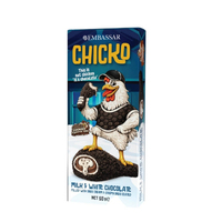 Chocolate Blanco y con Leche de Primera Calidad con Cubierta Crujiente, Delicia Gourmet, Crujiente y Delicioso