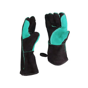 2025 vente en gros gants de soudage en cuir de vachette Construction robuste Protection de sécurité des mains gants en cuir respirant pour hommes - Product Image 4