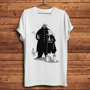 Fullmetal ALCHEMIST Alphonse Elric Fitness T-Shirt Jersey Silk Screen Printed Pattern Compressed Feature <b>Model</b> Number T-Shirts - Product Image 4