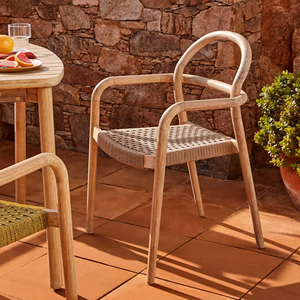 Ghế ăn ngoài trời hiện đại bằng gỗ <span class=keywords><strong>T</strong></span>ếch <span class=keywords><strong>t</strong></span>ự nhiên với dây chấ<span class=keywords><strong>t</strong></span> lượng <span class=keywords><strong>t</strong></span>ố<span class=keywords><strong>t</strong></span> nhấ<span class=keywords><strong>t</strong></span>-<span class=keywords><strong>elia</strong></span> - Product Image 2