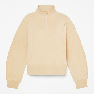 Personnalisé 1/4 Sweat-shirt à fermeture éclair pour femmes Streetwear Style pull léger col montant impression de Logo personnalisé - Product Image 1