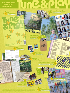 TUIDE TUNE PLAY 1er EP Álbum [WE TUNE Ver.] Set de CD + Photobook + Photocard + Pegatinas + Póster Plegable (SUN KISS) K-Pop Música Coreana Debut - Product Image 2
