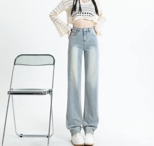 Jeans élastiques à taille basse pour femmes - Product Image 5