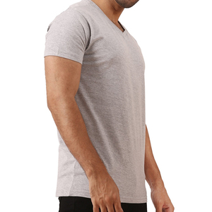 Último diseño de algodón orgánico para hombre, camiseta de calidad superior, Camiseta de cuello redondo, camiseta Unisex ajustada - Product Image 3