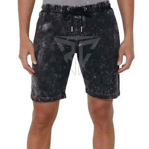 2025 Custom Design High Quality Acid Wash Casual <b>Shorts</b> for <b>Men</b> Light Weight 100% Cotton Mid Waist Solid Pattern <b>Quick</b> <b>Dry</b> - Product Image 1