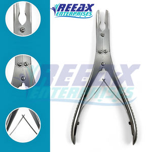 REEAX Enterprises Vente en gros Source d'alimentation manuelle à double action Taille 7.5 Instruments chirurgicaux en acier inoxydable Base droite - Product Image 3