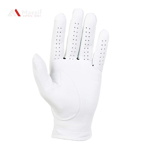 Gants de golf droitier en cuir de mouton Cabretta de haute qualité avec logo personnalisé Quantité en vrac d'impression professionnelle à bas prix - Product Image 3