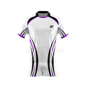 Uniformes de rugby professionnels vêtements de sport confortables pour les équipes scolaires et de club maillots et shorts de rugby imprimés personnalisés - Product Image 5