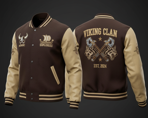 Blouson aviateur universitaire personnalisé unisexe avec numéro de nom et broderie de logo - Product Image 2