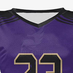 Camiseta de fútbol americano de moda para hombre, técnica de sublimación transpirable ajustada de alta calidad, talla XL, último diseño liso - Product Image 5